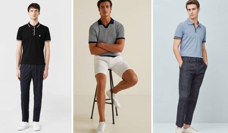 Combinación casual con polo
