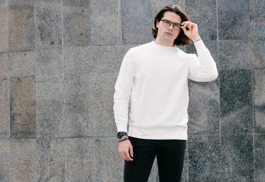 Sudadera blanca