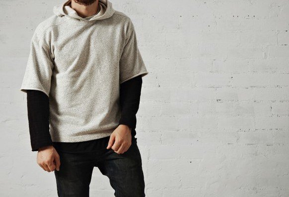 Sudadera gris